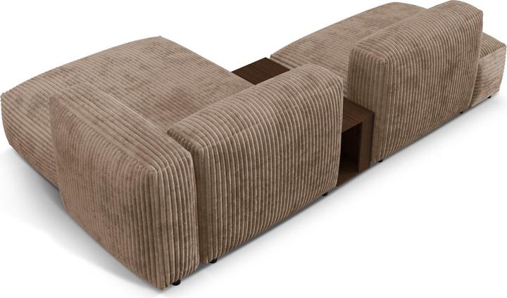 Image du produit Micadoni Canapé D'Angle Droit Modulaire, "Martina", 2 Places, 285x176x75 Fabriqué en Europe (Canapé d'angle)