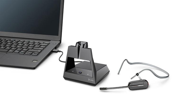 Actual product image Poly VOY 4245-M HS +MIC-B EU (Wireless, USB-A)
