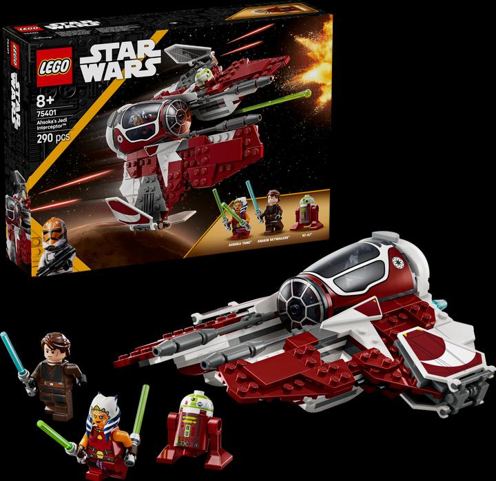 Produktbild LEGO Ahsokas Jedi Interceptor (75401, LEGO Star Wars)