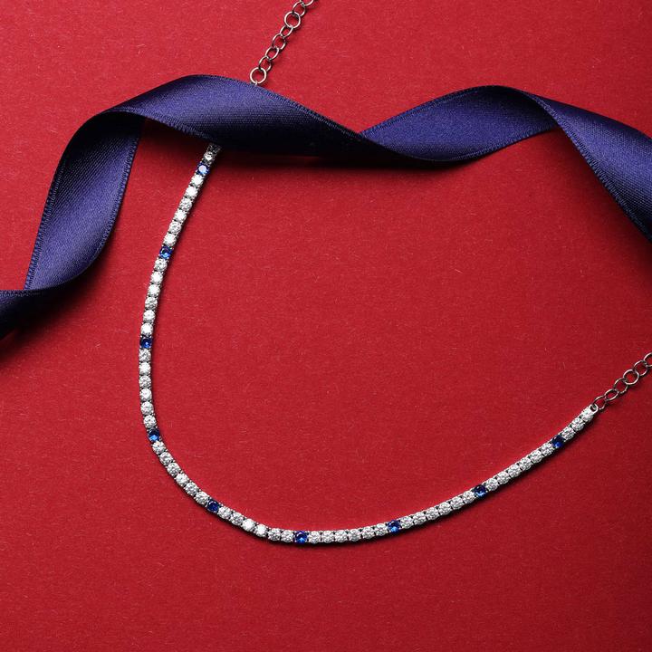 Produktbild Morellato Elegant silver necklace with zircons Tesori SAIW136 (Silber 925)