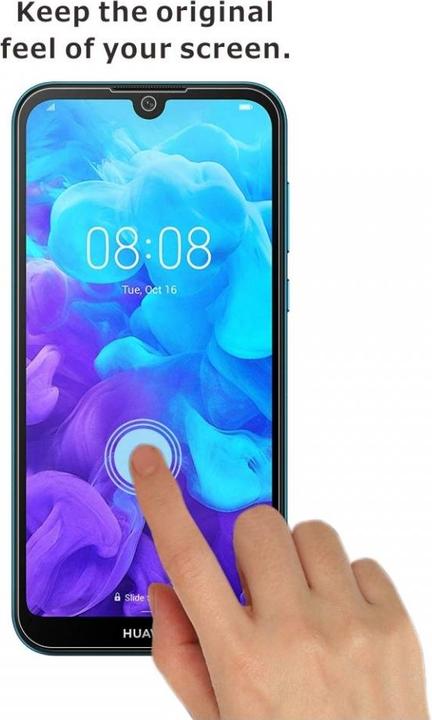 Produktbild Screenguard Huawei Y5 2019 Panzerglas Schutzfolie Case Friendly Design (1 Stück, Huawei Y5 (2019))