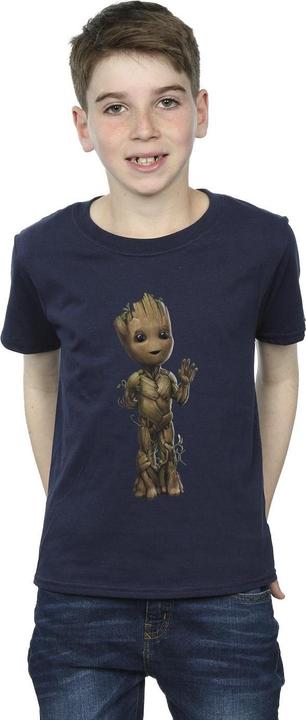 Actual product image Boys I Am Groot Wave Pose T-Shirt (140, 146)