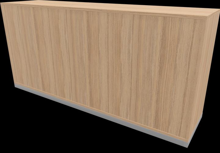 Decorazione in quercia ambrata con struttura, Bianco, Grigio argento