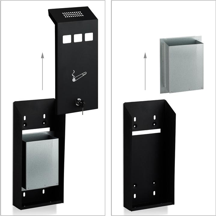 Actual product image Relaxdays Wall ashtrays