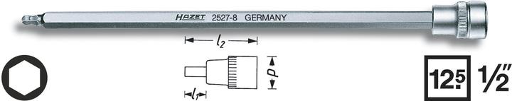 Produktbild HAZET Innen-Sechskant Steckschlüssel (8 mm)