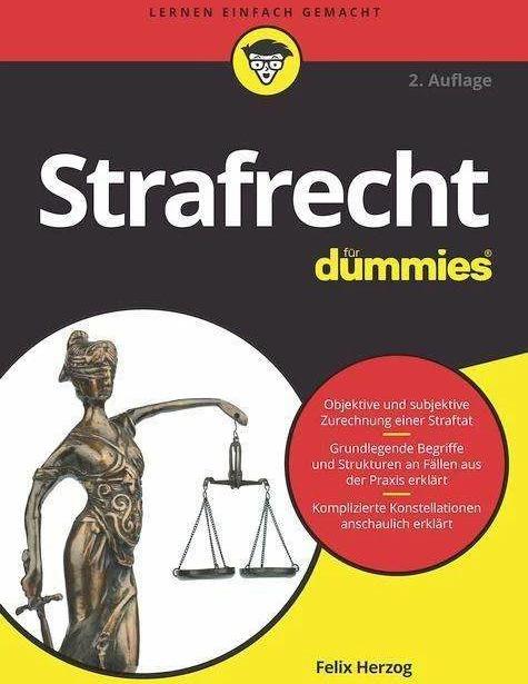 Produktbild Strafrecht Allgemeiner Teil für Dummies (Deutsch, Felix Herzog, 2023)