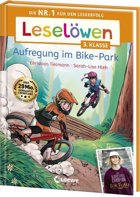 Produktbild Loewe Leselöwen 3. Klasse - Aufregung im Bike-Park (Deutsch, Christian Tielmann, Sarah-Lisa Hleb, 2024)