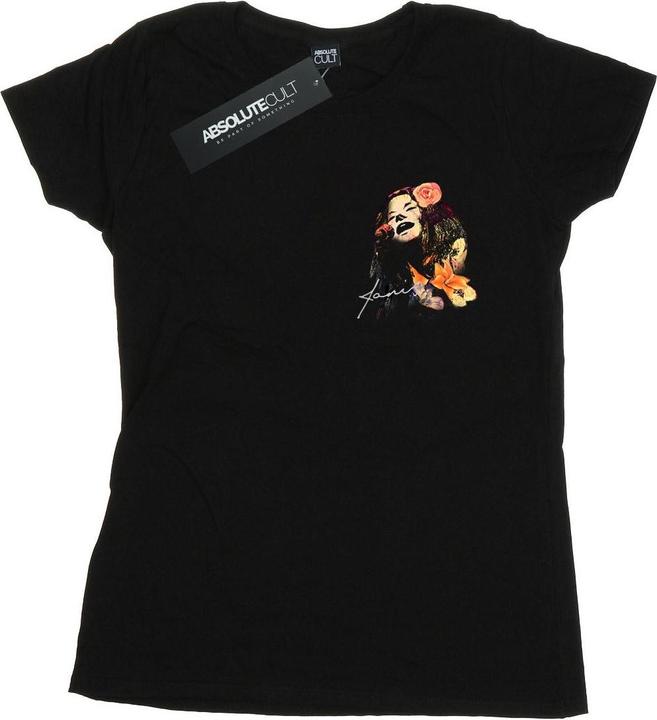 Image du produit Janis Joplin - T-shirt FLORAL FAUX POCKET - Femme (S)