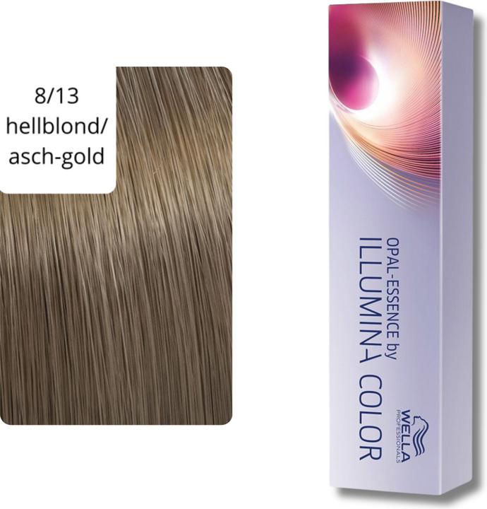 Productafbeelding Wella Illumina Color 8/13 lichtblond as-goud (8, 13 Licht blond, as-goud)