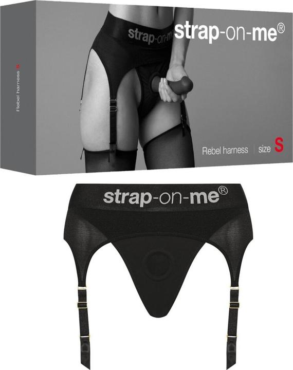 Produktbild Strap-on-me Rebel Luxuriöses StraponGurtzeug mit Strumpfhaltern