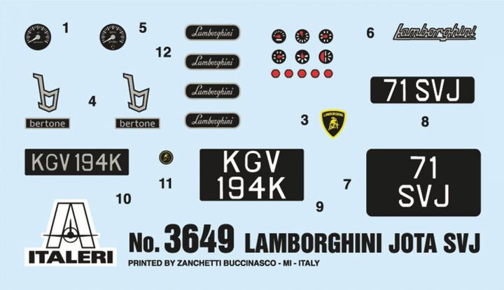 Produktbild 1:24 Lamborghini Miura Jota SVJ