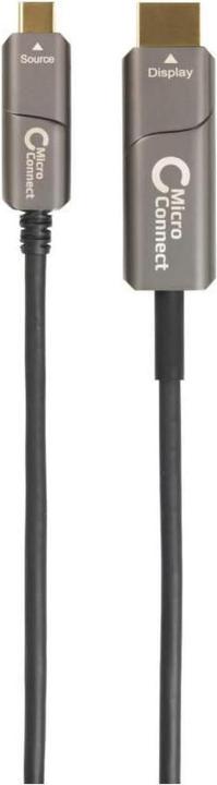 Image du produit MicroConnect USB3.1CHDMI10OP Adaptateur de câble vidéo 10 m USB type-C HDMI noir (10 m, HDMI)