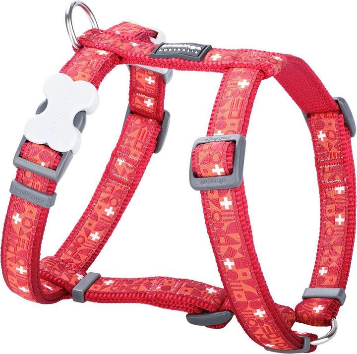 Immagine prodotto Red Dingo Harnais pour chien Swiss Cross, rouge, S (S, Cane, Sport cane)