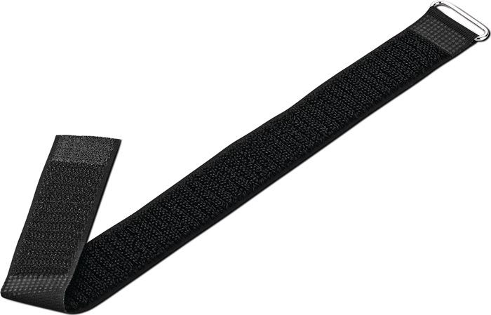 Actual product image HP Autozubehör Velcro tie length 130 mm width 16 mm polyamide black (Velcro cable ties, 130 mm, 20 pcs.)