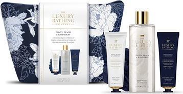 Produktbild Grace Cole Body care gift set in cosmetic bag Peony. Peach & Raspberry 4 pcs