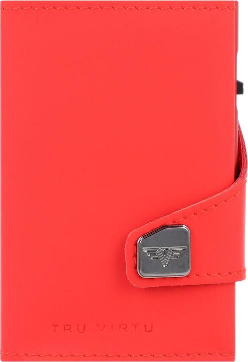 Tru Virtu Click & Slide Kreditkartenetui Geldbörse RFID Leder 6,5 cm