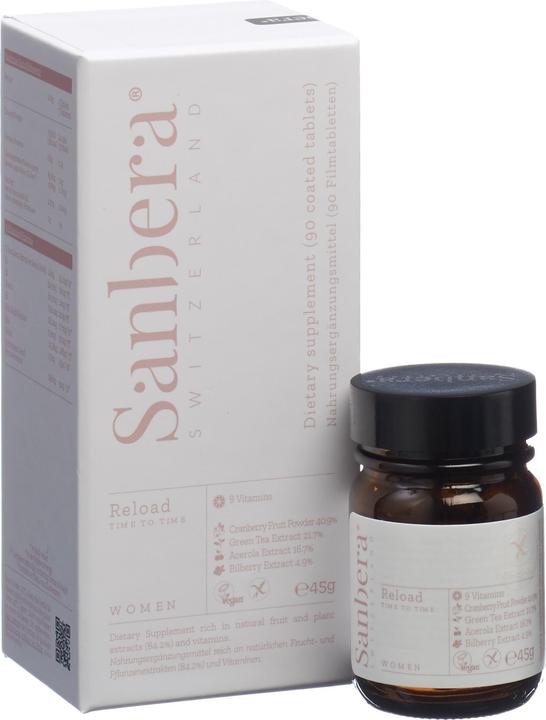 Produktbild Sanbera Nightly Reload Women (90 Stück, Tabletten)