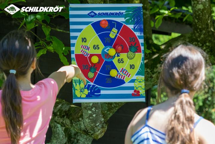 Image du produit Schildkröt Kit Roll Up Dart cible à vélcro 51x41 cm, 2x3 balles Ø 3 cm, dès 3 ans