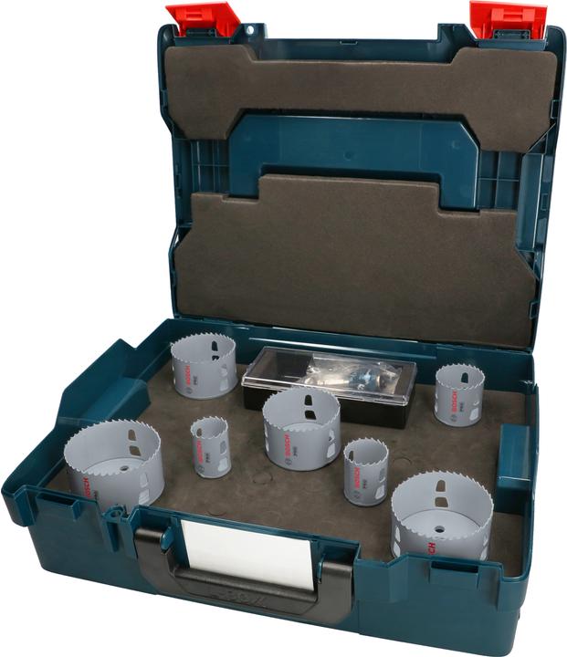 Produktbild Bosch Professional Zubehör PRO Multi Material PC Plus Lochsägen-Set, 13-tlg. (41, 51, 73, 76, 83, 32 mm, 86 mm)