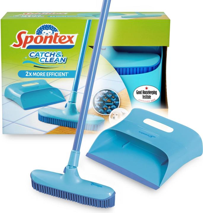 Produktbild Spontex Kehrbesen Catch & Clean mit Gummiborsten (1 Stk.)
