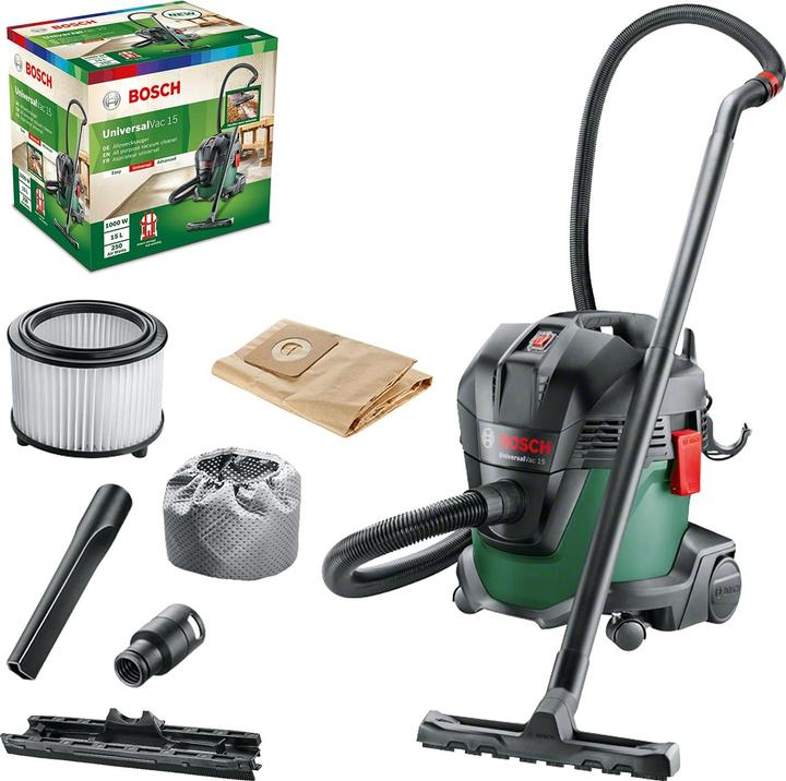 Produktbild Bosch Home & Garden Nass- und Trockensauger UniversalVac 15 (Nass-Trockensauger)