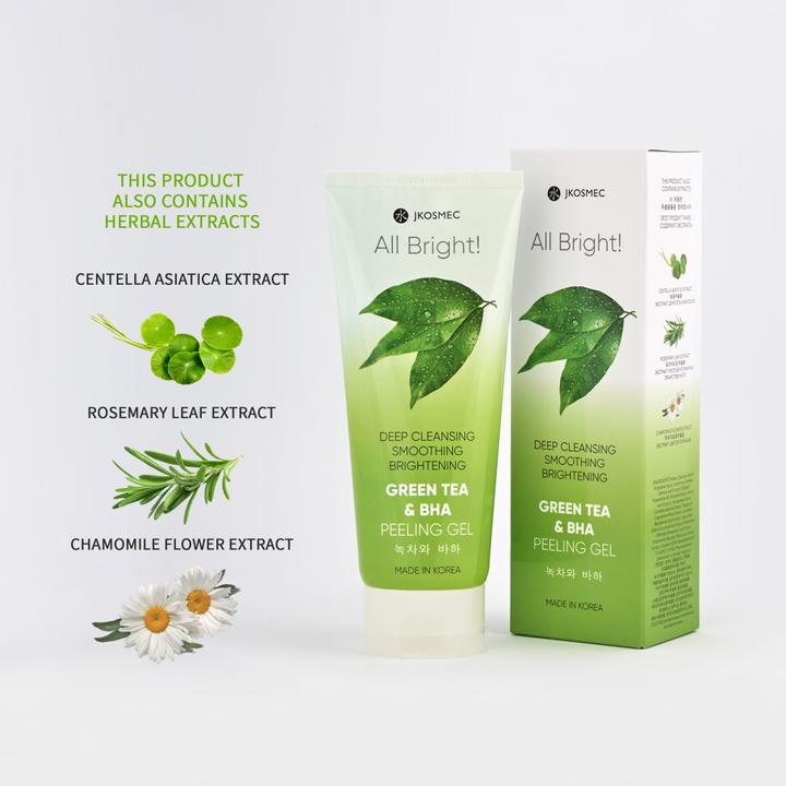 Produktbild JKosmec All Bright Green Tea and BHA Basic Peeling Gel (Peeling, 180 ml)