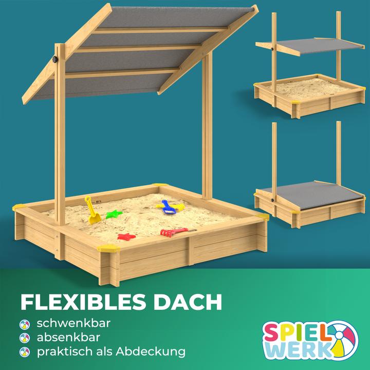 Image du produit Spielwerk Bac à sable avec toit