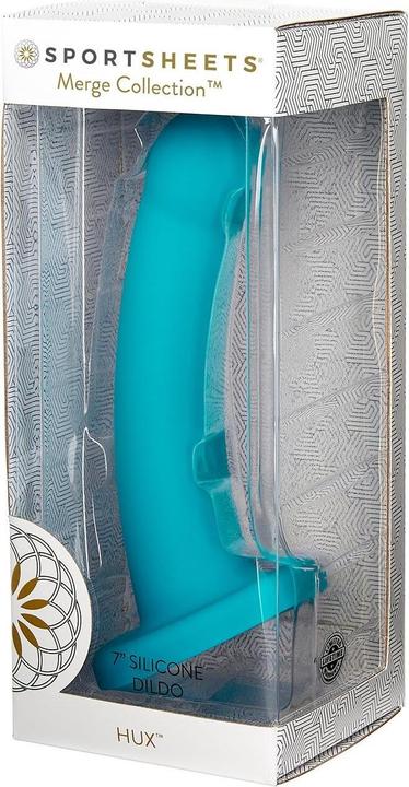 Actual product image Sportsheets Nexus Hux Dildo Turquoise