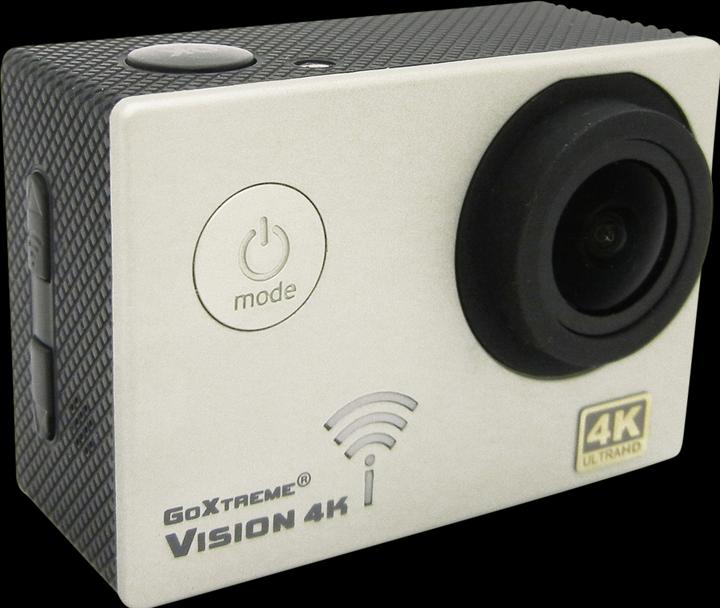 Actual product image Easypix GoXtreme Vision 4K ULTRA HD silver (24p, 4K, Wi-Fi)