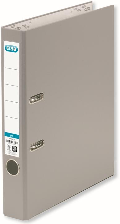 Elba Classeur smart papier PP, largeur dos : 50 mm, gris DIN A4, couverture extérieure PP (A4, 50 mm, 1 pièce(s))