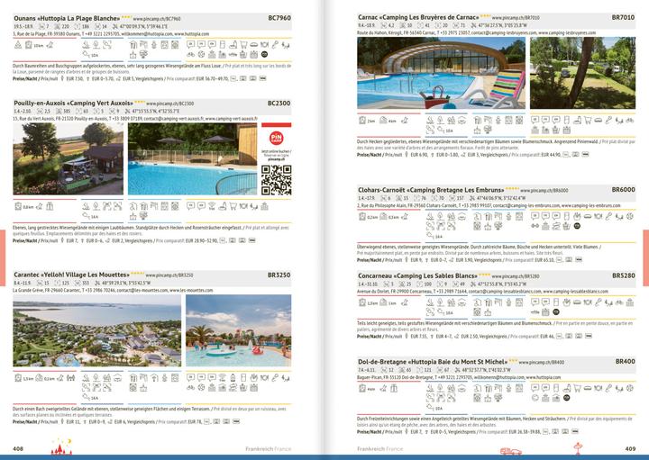 Produktbild TCS Schweiz & Europa Campingführer 2022 (Deutsch, Französisch, Italienisch, 2022)