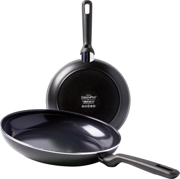 Immagine prodotto Greenpan Memphis Set di pentole in ceramica - 24 + 28 cm - PFAS-vrij (Set di pentole e padelle da cucina, Alluminio)