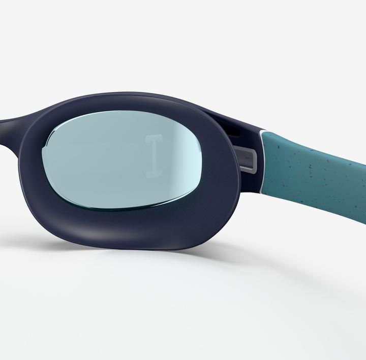 Actual product image Nabaiji Schwimmbrille getönt Grösse L - Soft grün Gläser türkis (L)