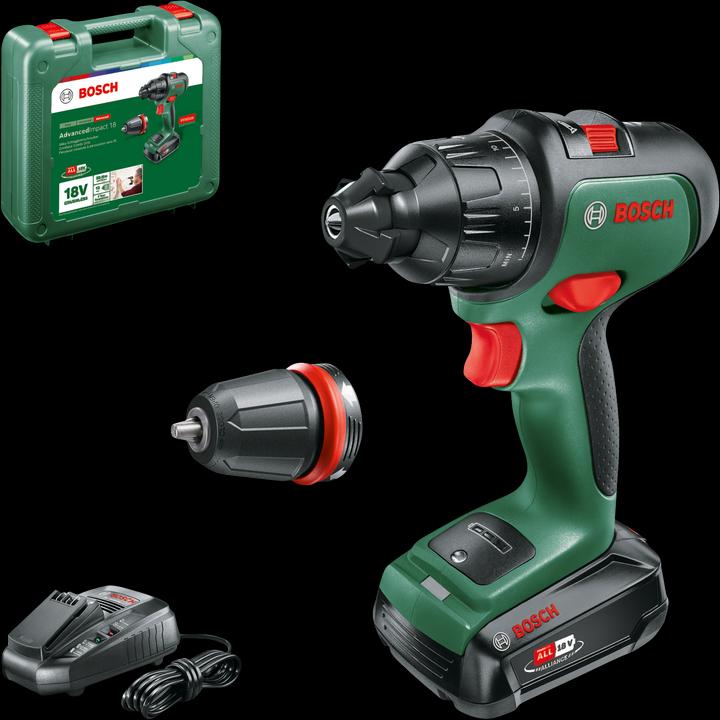Productafbeelding Bosch Home & Garden Advanced Impact 18 (Oplaadbare batterij)