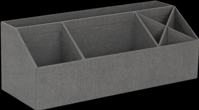 Actual product image Bigso ELISA Desk Organiser Grey Canvas
