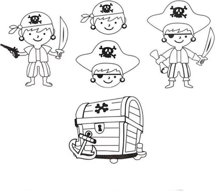 Actual product image Creativ Company Shrink foil pirate
