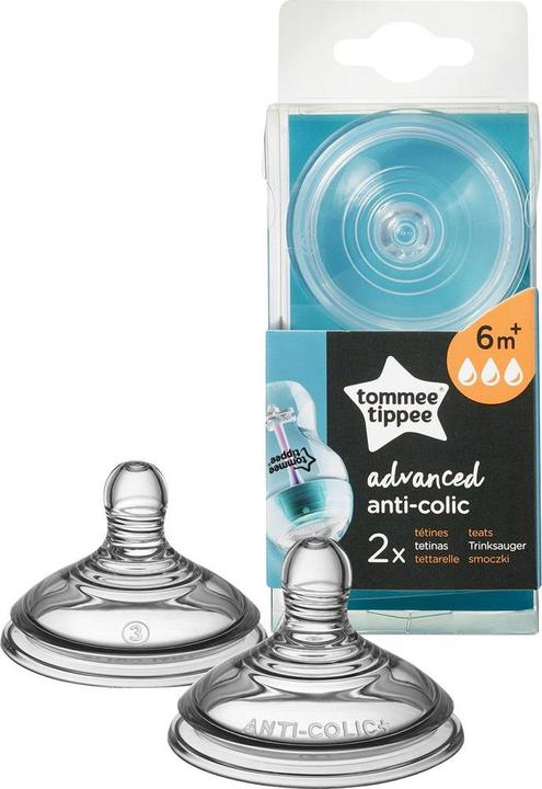 Actual product image Tommee Tippee TOMMEY TYPE antique pacifier, fast, 2 pcs, 42122452 (2 x, from 6 m.)