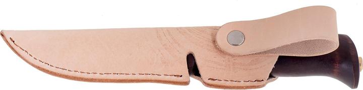 Image du produit Helle Couteau de ceinture GRO, acier Sandvik 12C27, inoxydable, manche en bouleau, étui en cuir (9.30 cm)