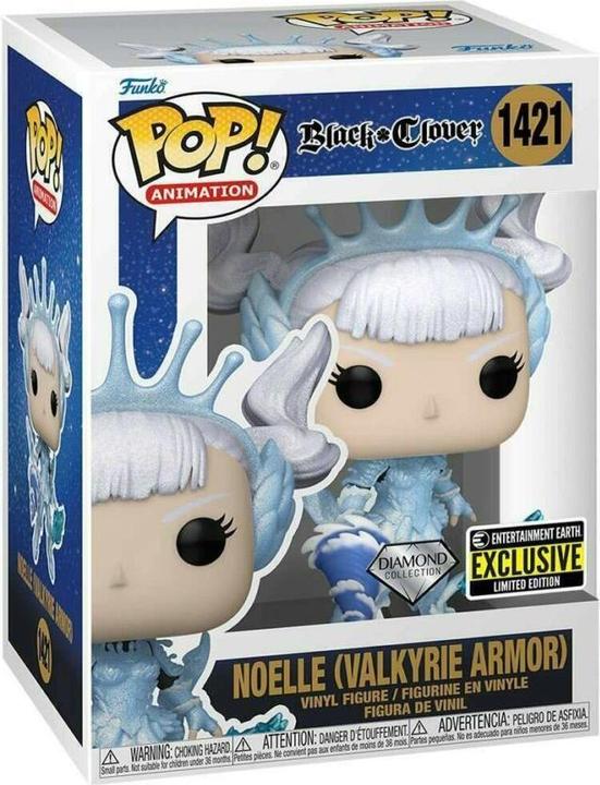 Actual product image Funko POP! Black Clover Noelle (Valkyrie Armor) Diamond Exclusive