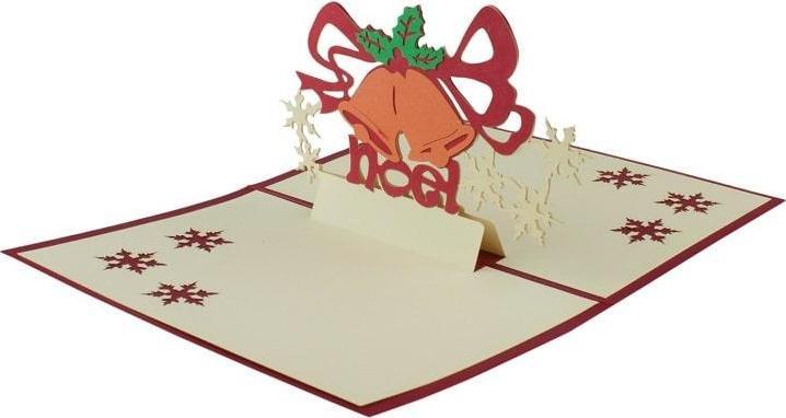 Actual product image JTI Handmade pop-up Christmas card - No. 6 (1 pcs.)