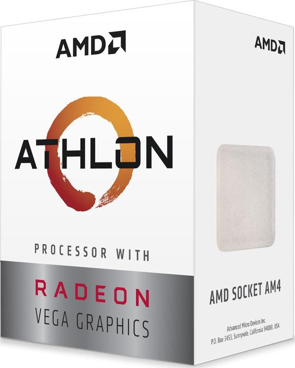 Produktbild AMD Athlon AM4 2C/4T BOX (AM4, 3.50 GHz, 2 -Core)