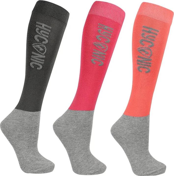 Actual product image Hyconic Childrens/Kids Logo Socks (Pack of 3) (pack of 3, 31 - 37)