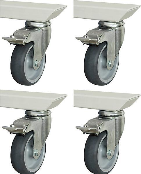 Produktbild RAU Elektrisch höhenverstellbarer Arbeitstisch, fahrbar (150 cm, 80 cm)