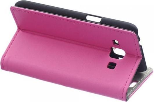 Actual product image MU Classic Beautiful leather cover (Samsung Galaxy J1)