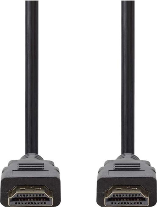 Produktbild Nedis Ultrahochgeschwindigkeits-HDMI-Kabel mit Ethernet, 1m, vergoldet (Schwarz) unterst&uumltzt: 8K bei 6 (1 m, HDMI)