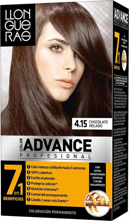 Image du produit Llongueras COLOR ADVANCE #4,15-chocolate helado (4.15 Chocolat glacé)