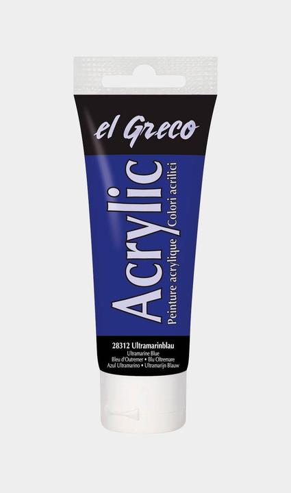 Immagine prodotto Kreul el Greco Acrilico (Blu oltremare, 75 ml)