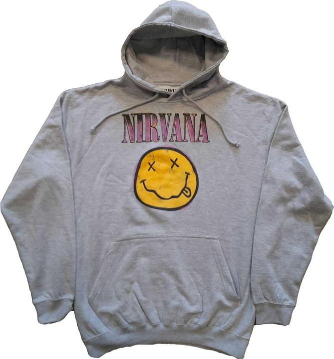 Nirvana Xerox Smiling Face Pink (Hoodie)