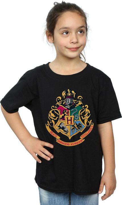 Image du produit - T-shirt HOGWARTS CREST GOLD INK - Fille (140, 146)