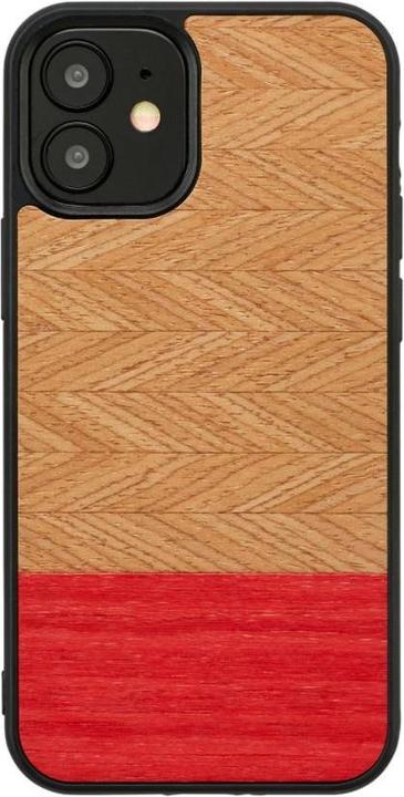 Immagine prodotto Man.Wand Custodia &WOOD per iPhone 12 mini a spina di pesce azalea juodas (Apple iPhone 12 mini)